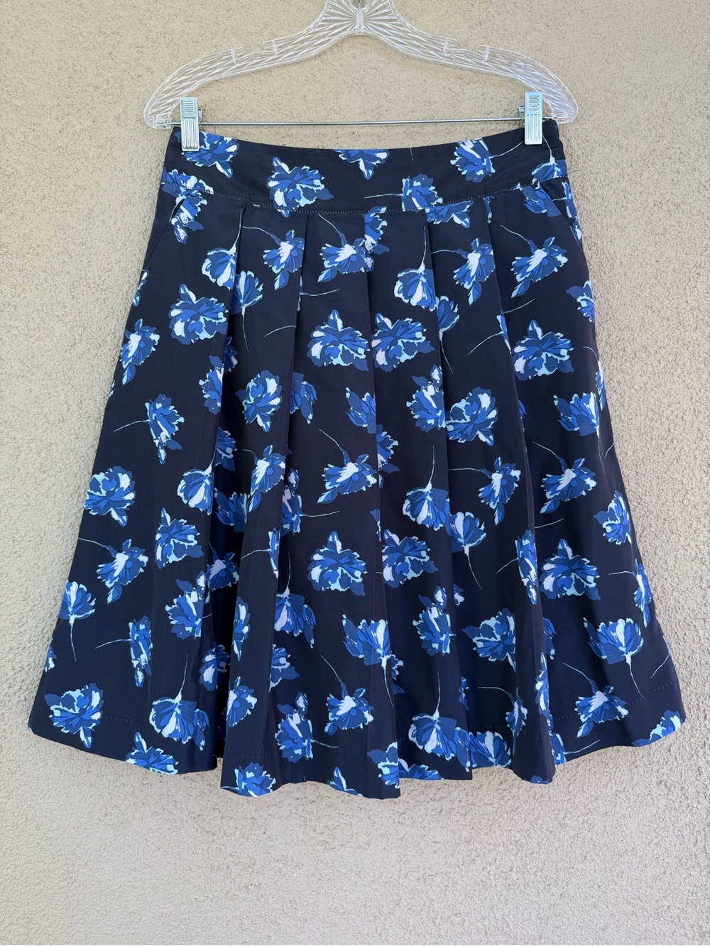 SIMPLY STYLED floral print pleated skirt With Pockets And Lining - Petite M
